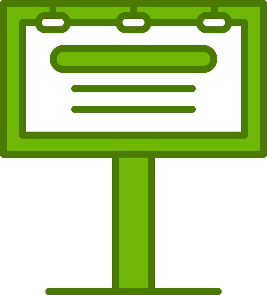 Billboard Vector Icon