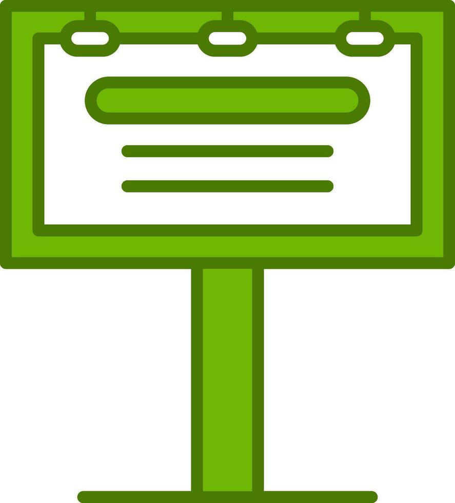 Billboard Vector Icon