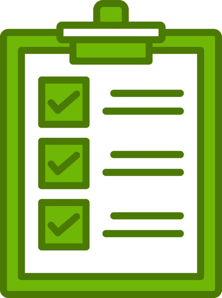 Checklist Vector Icon