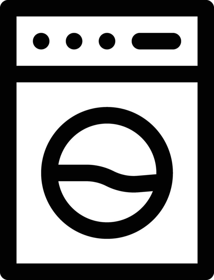 Washing Machine Vector Icon