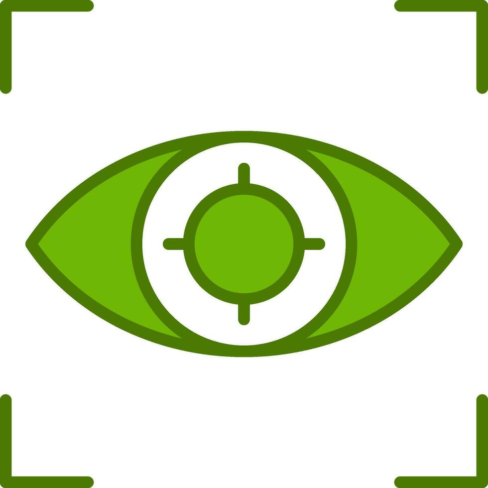 Eye Tracking Vector Icon