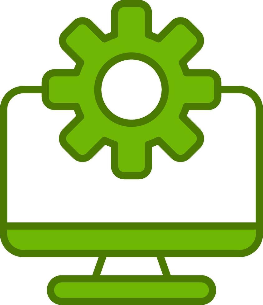 Computer Vector Icon