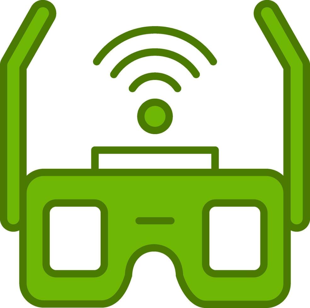 Smart Glasses Vector Icon