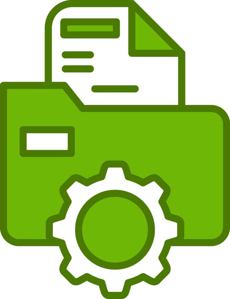 Folder Management Vector Icon