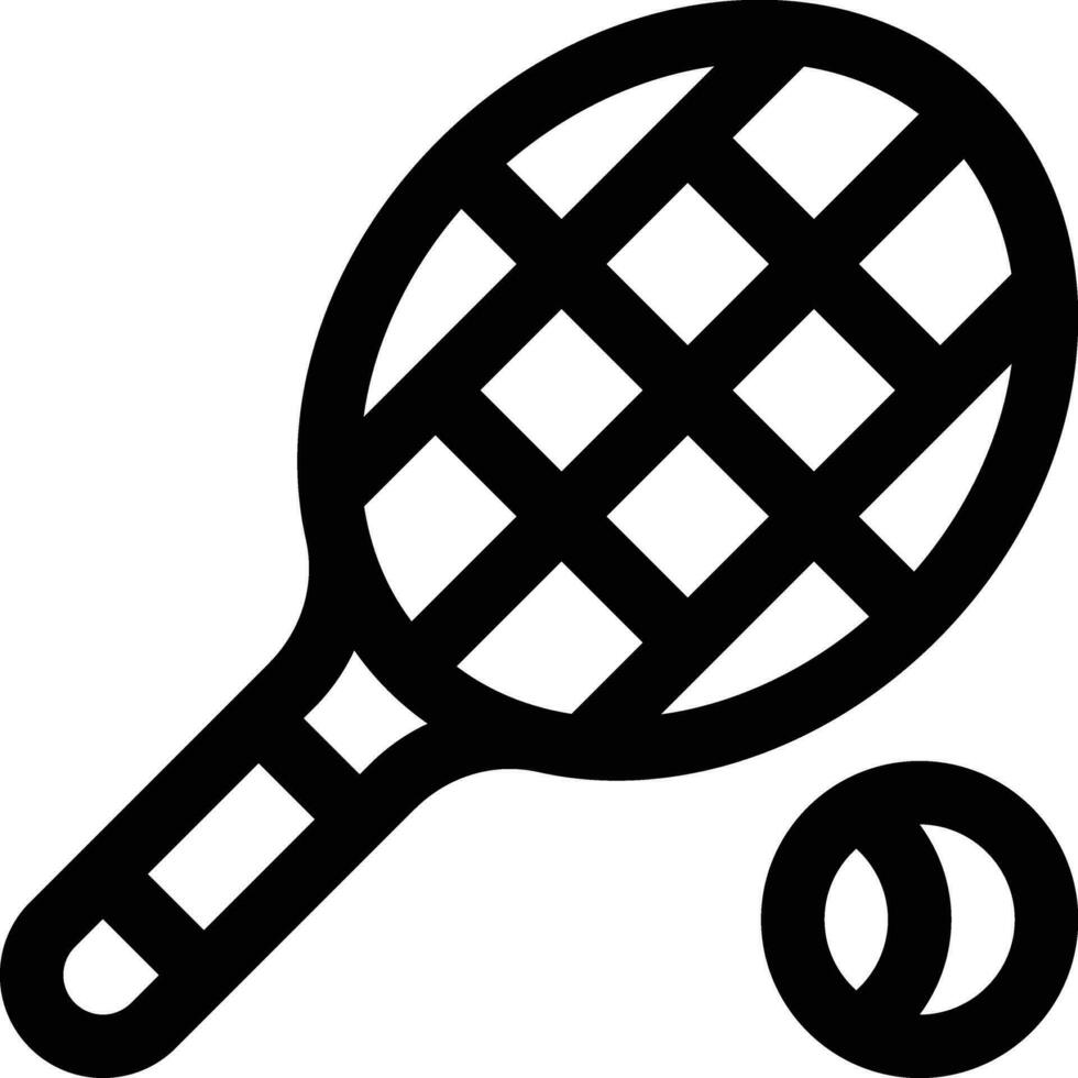 Tennis Racket Vector Icon
