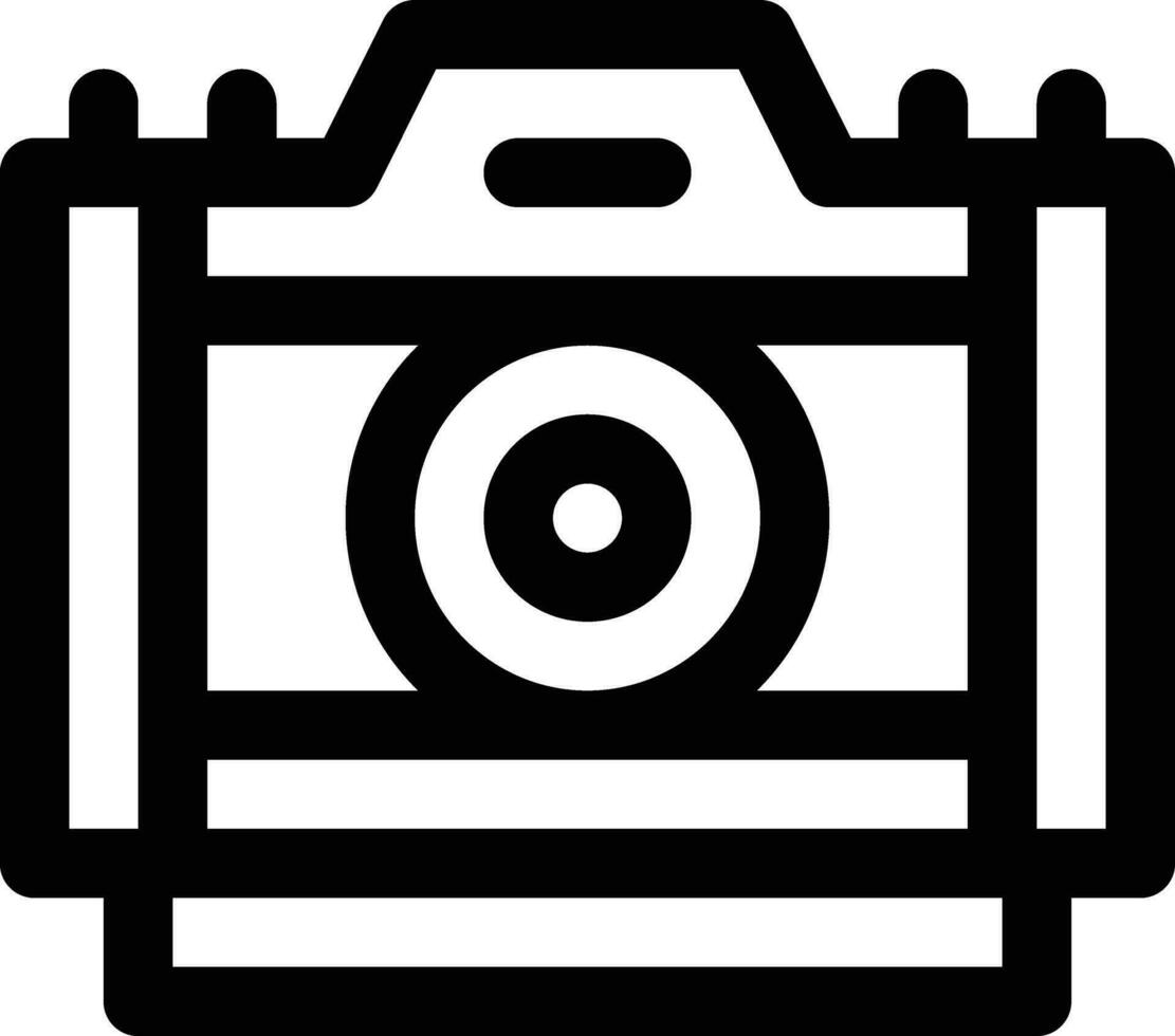 New Year Camera Vector Icon