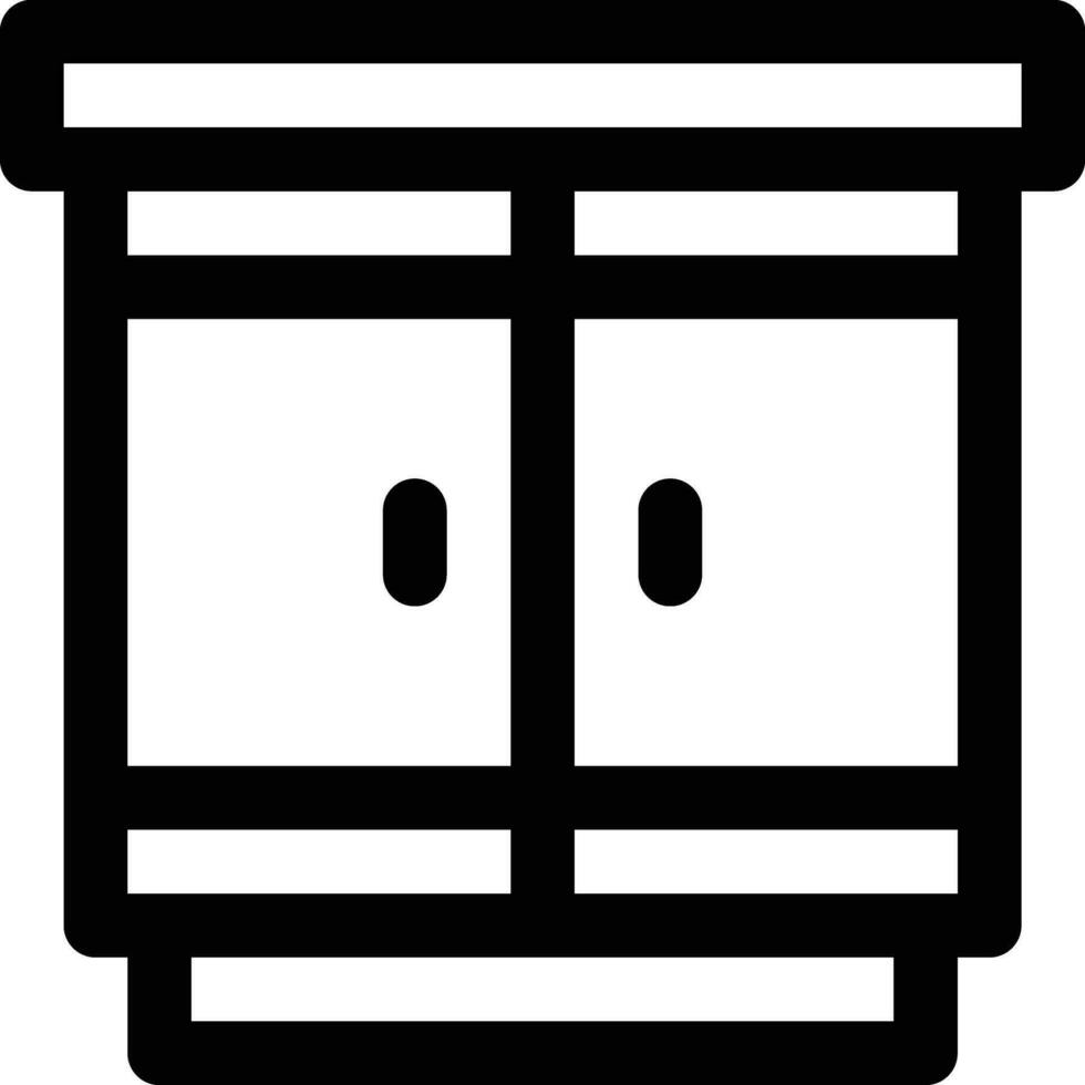Cupboard Vector Icon