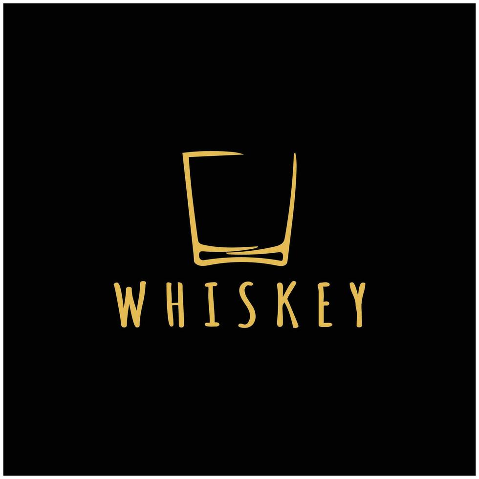 Clásico prima whisky logo etiqueta con vaso o cerveza. para bebidas, barras, clubs, cafés, compañías. vector