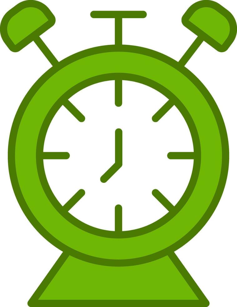 Desk Clock Vector Icon