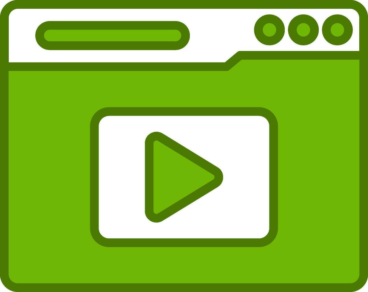 Video Streaming Vector Icon