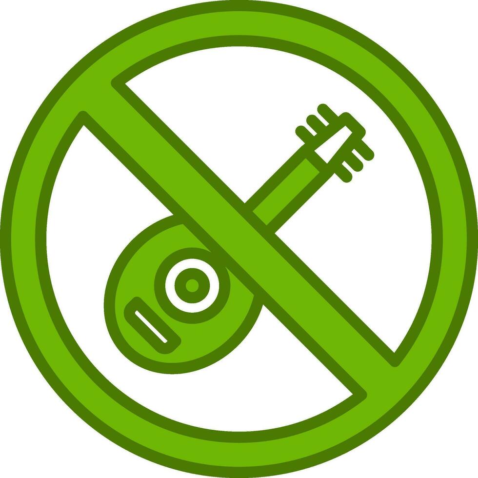 No Lute Vector Icon