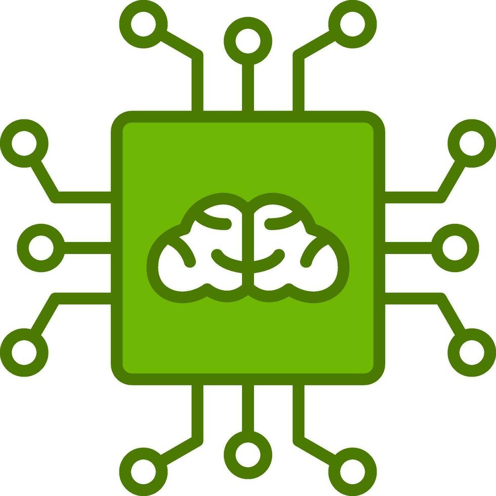 Artificial Intelligence Vector Icon