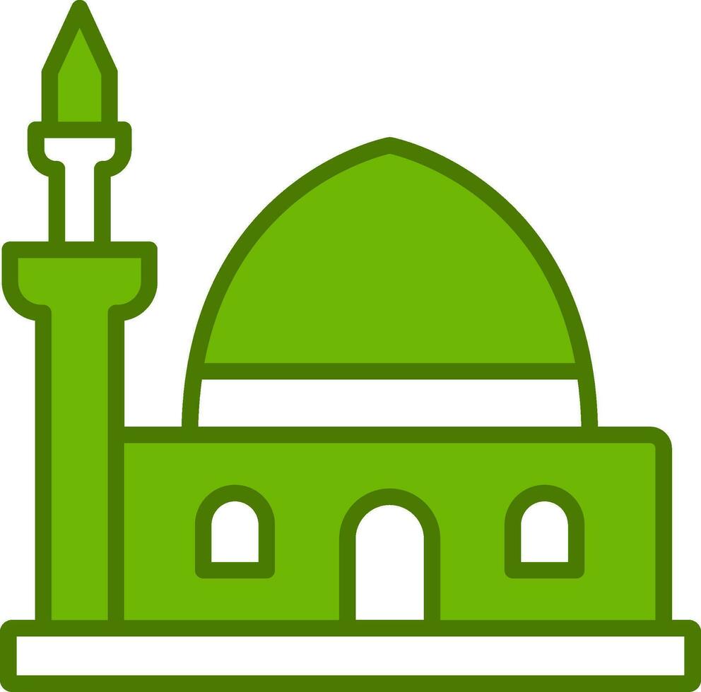 The Prophets Mosque Vector Icon