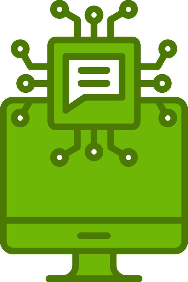 Artificial Intelligence Vector Icon