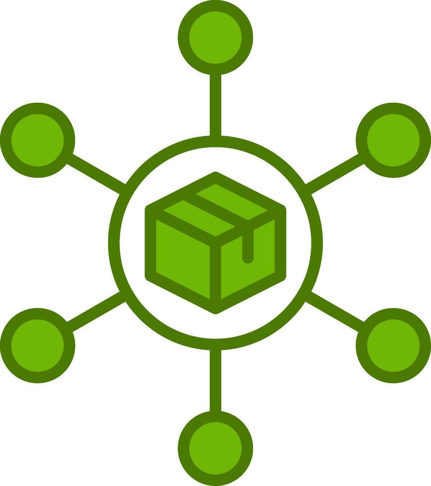 Distribution Center Vector Icon