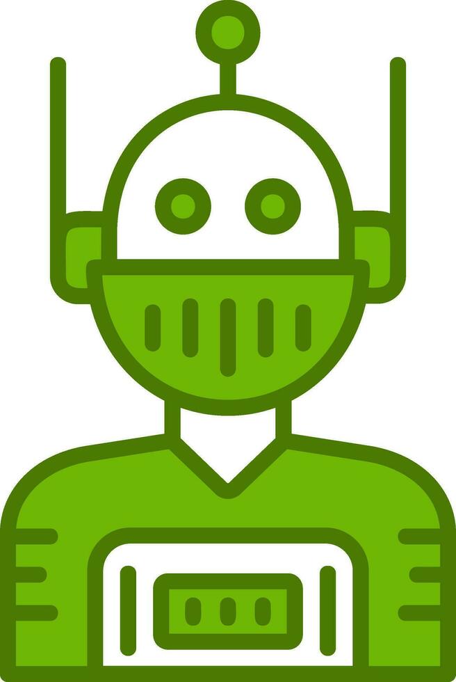 icono de vector de robot