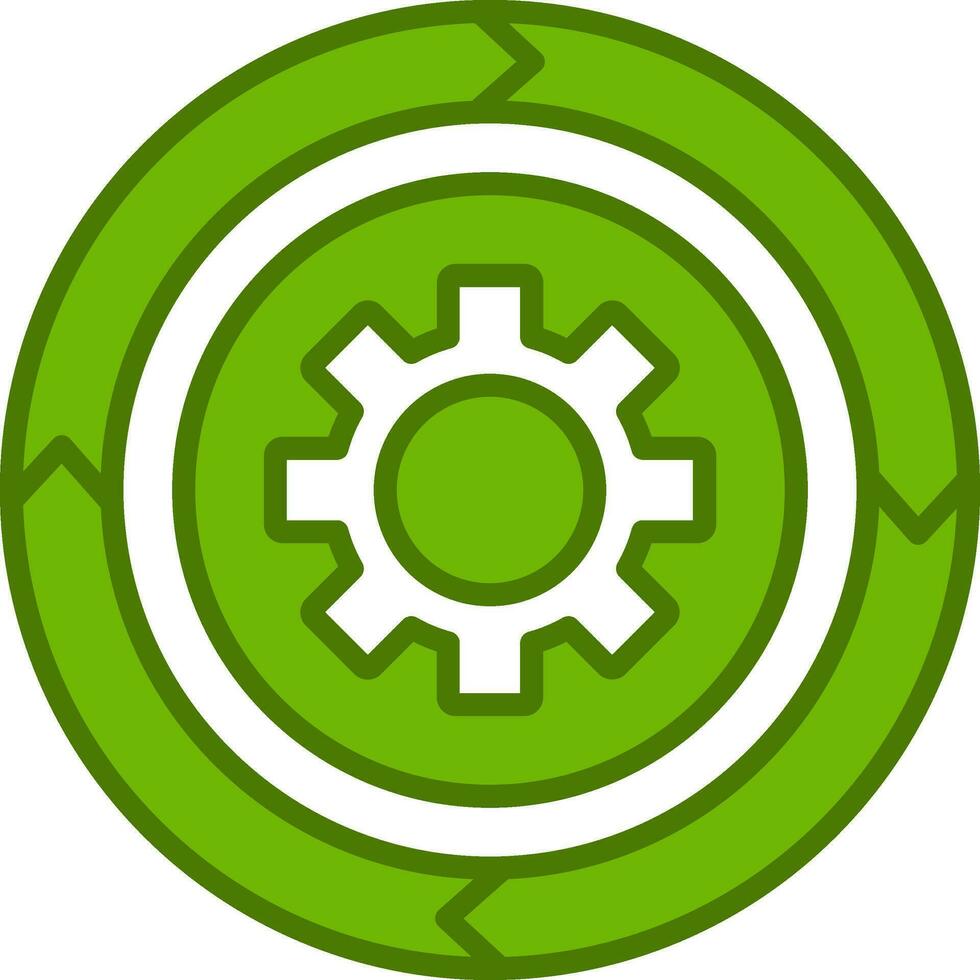 icono de vector de gráfico circular