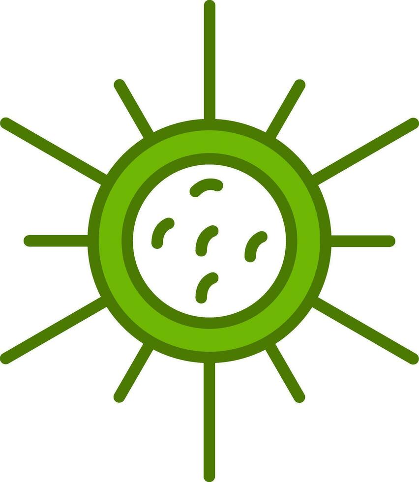 golenkinia radiata Vector Icon