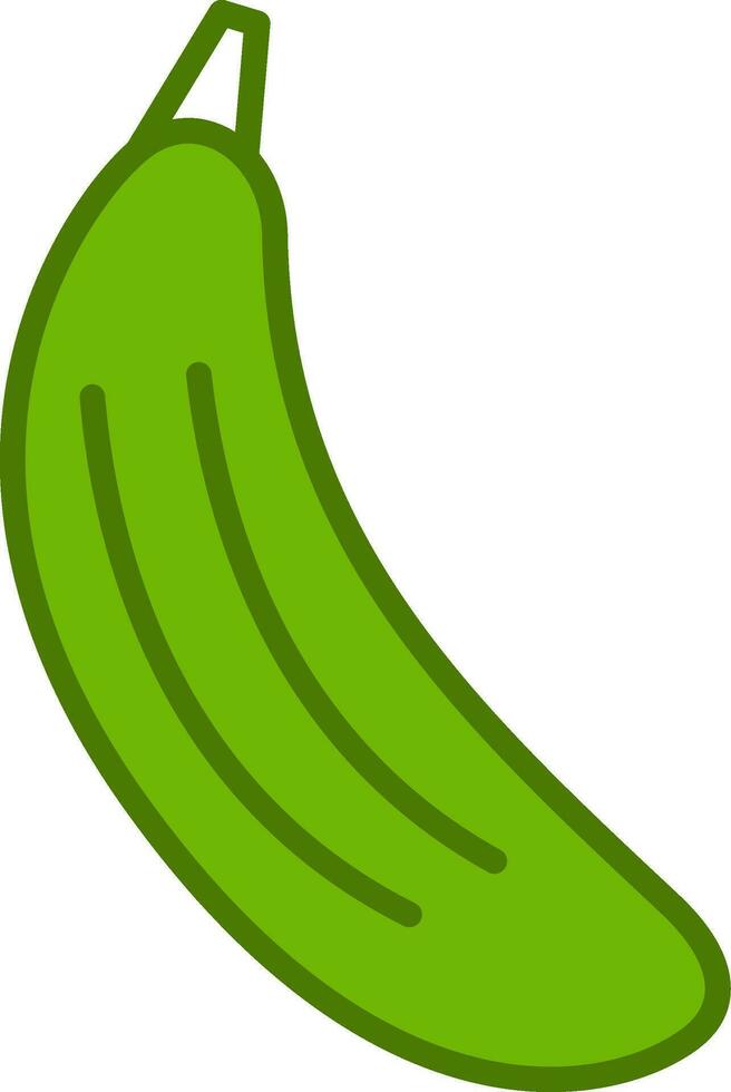 Zucchini Vector Icon