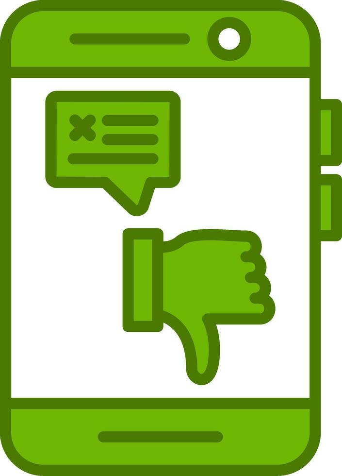 Bad Review Vector Icon