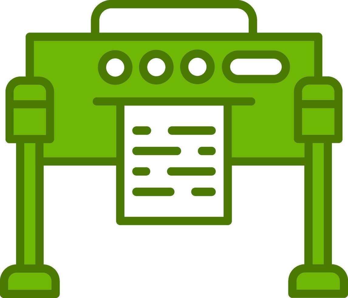 Plotter Vector Icon