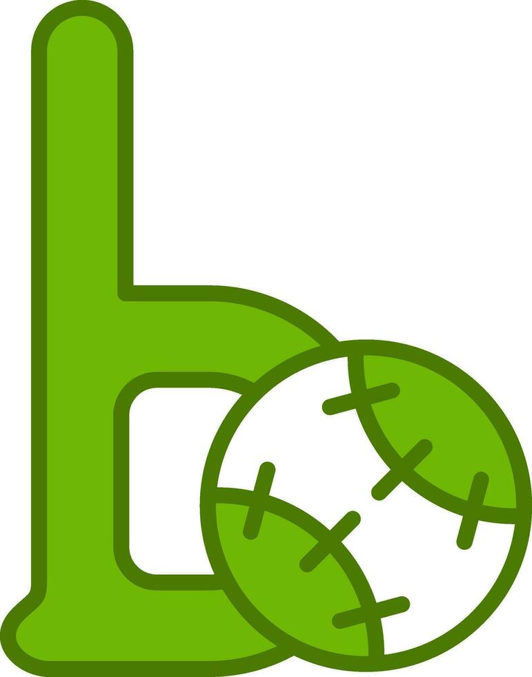 Small B Vector Icon