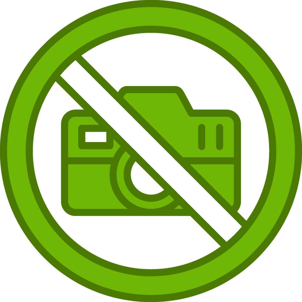 No Camera Vector Icon