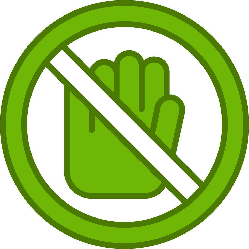 No Touch Vector Icon