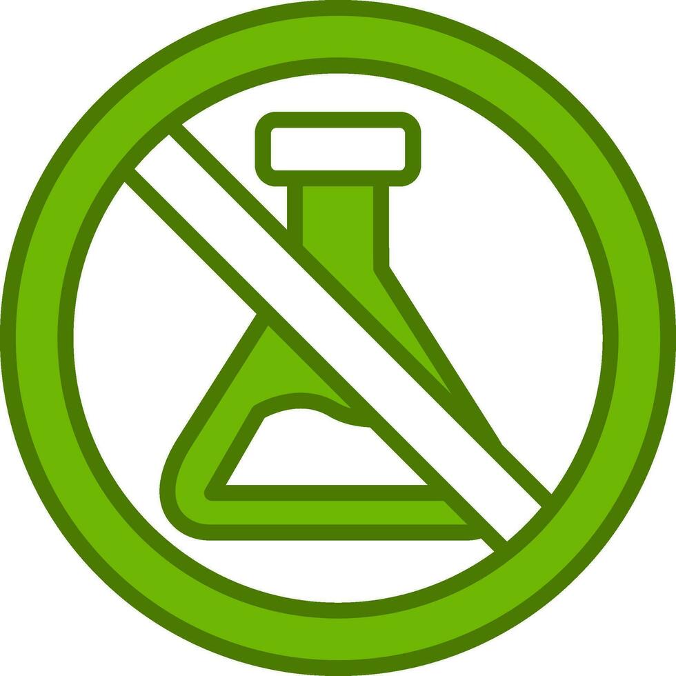 No Chemical Vector Icon