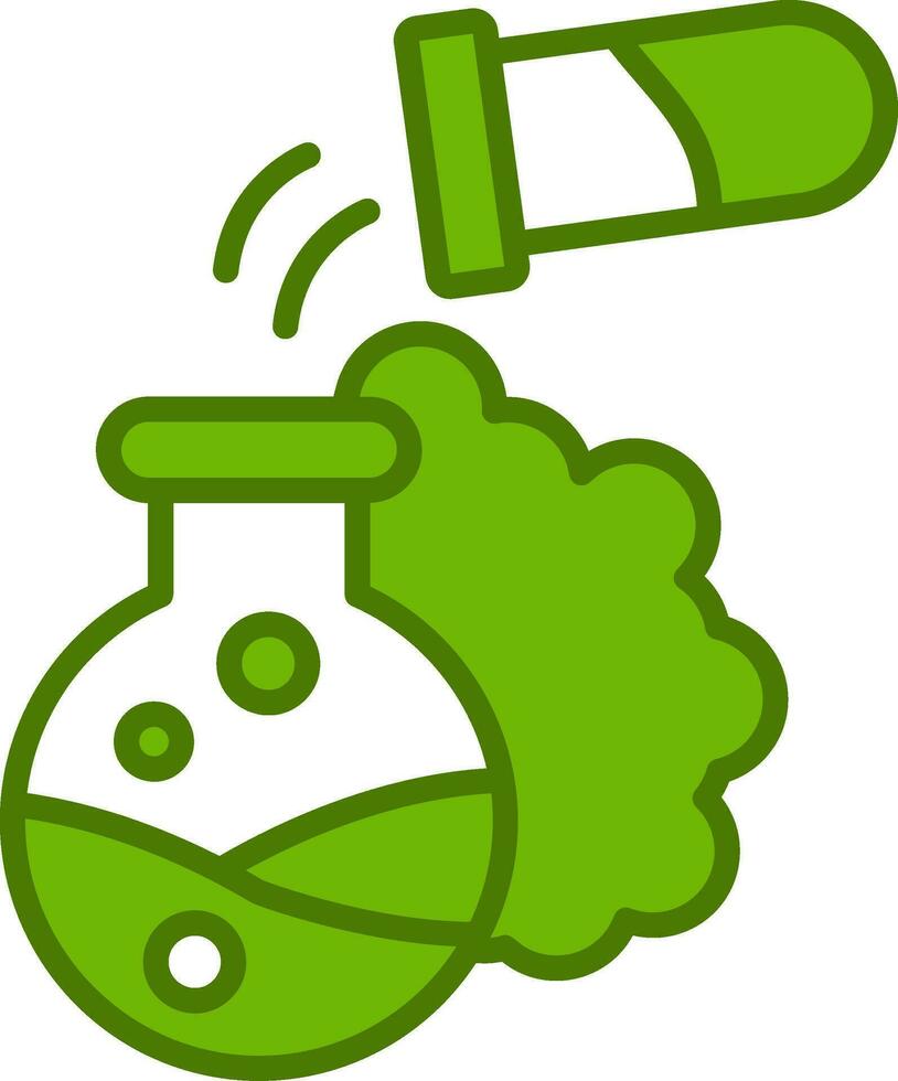 Chemical Reaction Vector Icon