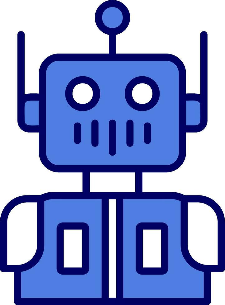 icono de vector de robot