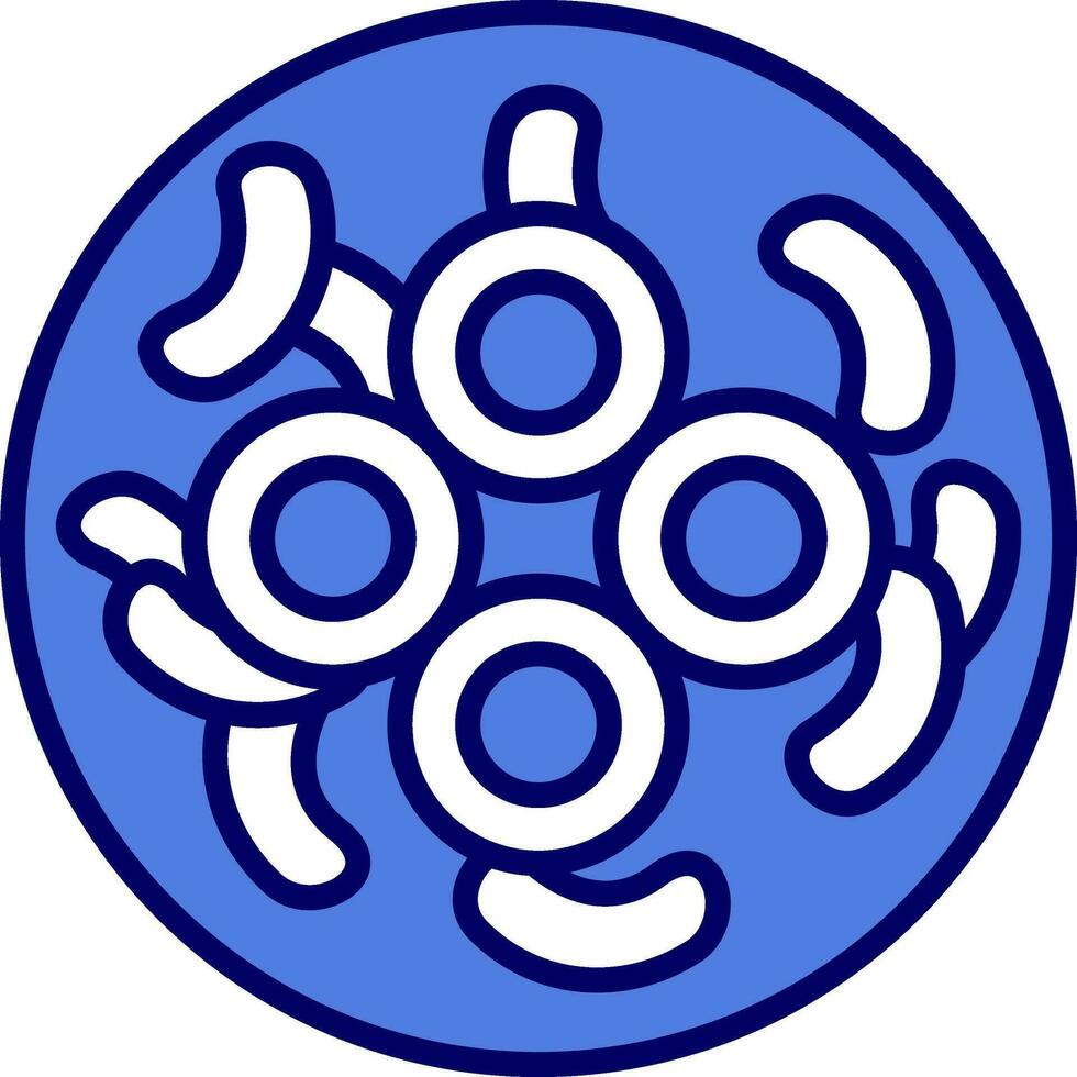 Gloeocapsa Cyanobacteria Vector Icon