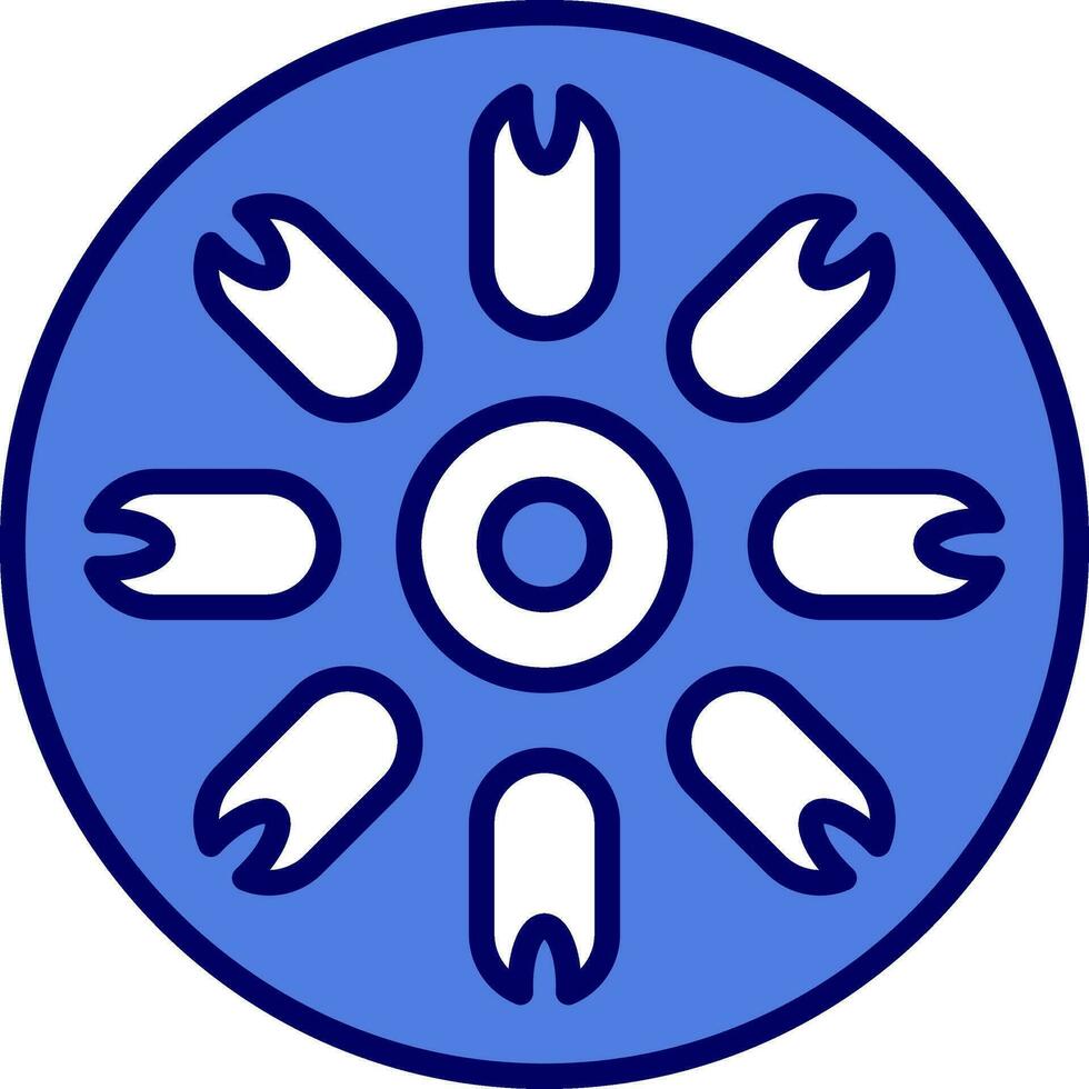 Centric Diatom Vector Icon