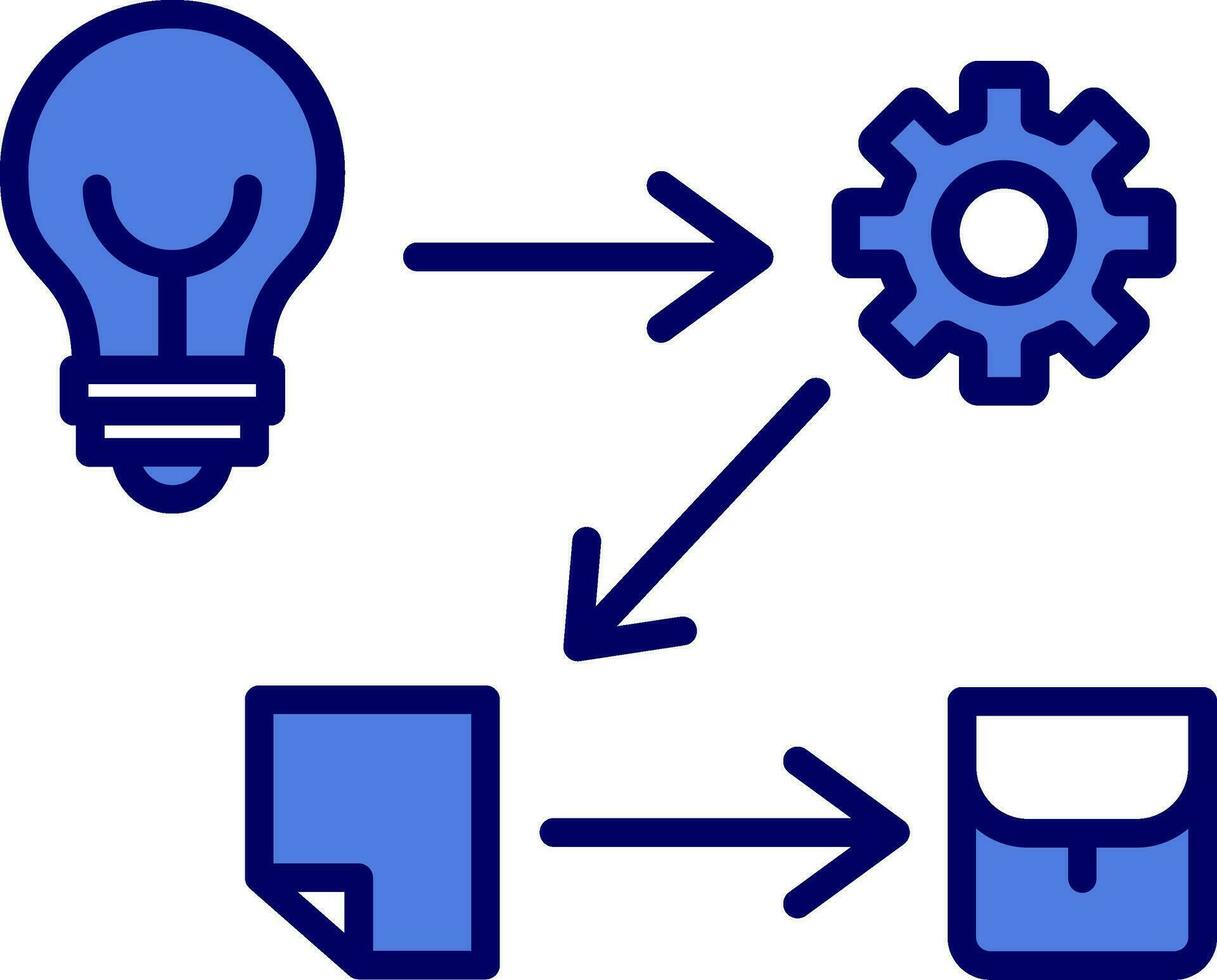 Process Vector Icon