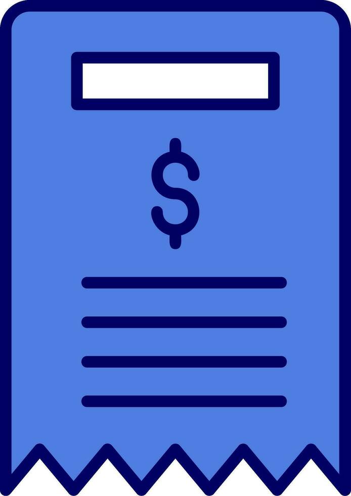 Bill Vector Icon