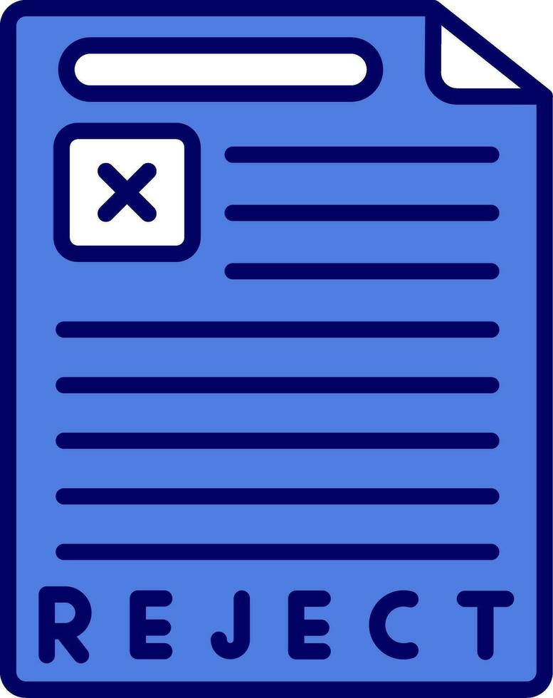 Reject Vector Icon