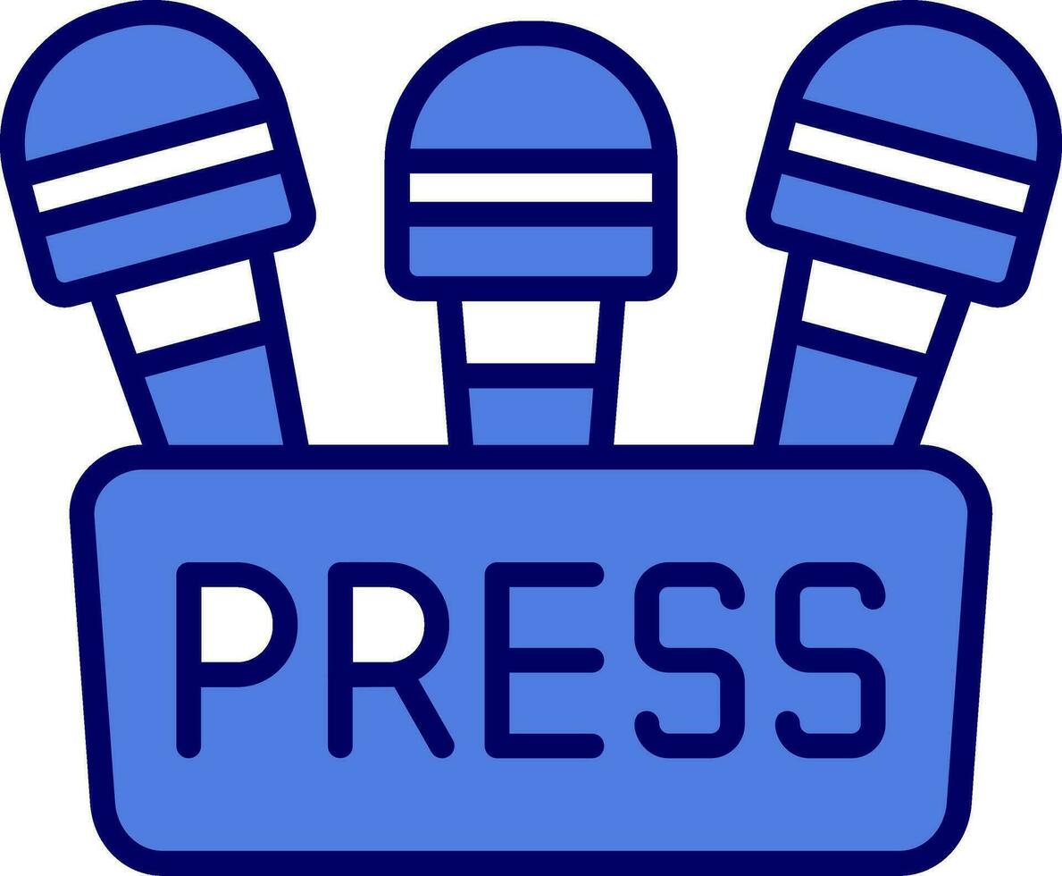 Press Conference Vector Icon