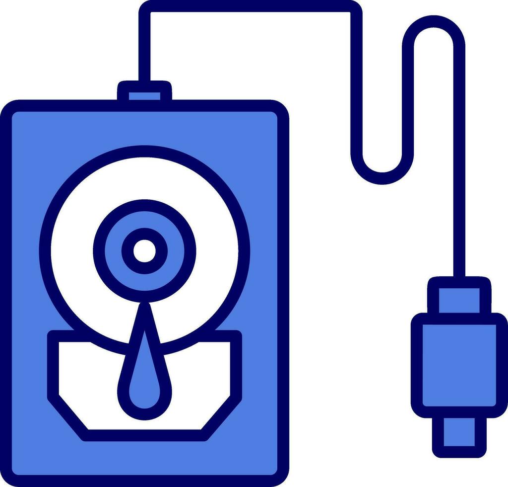 Hard Disk Vector Icon