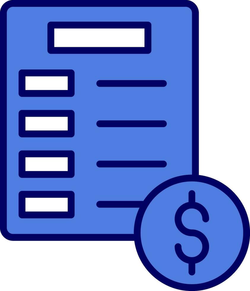 Invoice Vector Icon