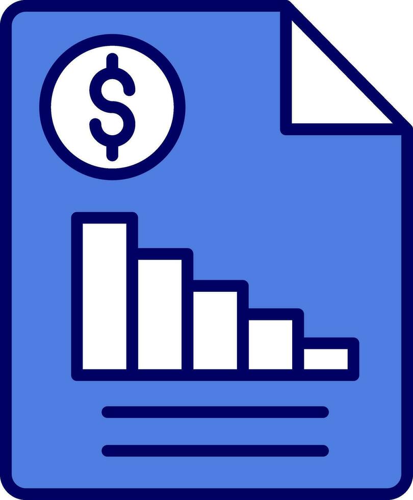 Financial Report Vector Icon