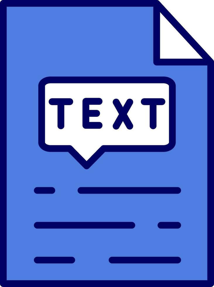 icono de vector de texto