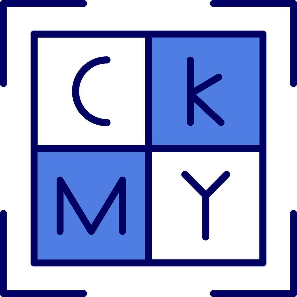 Cmyk Vector Icon