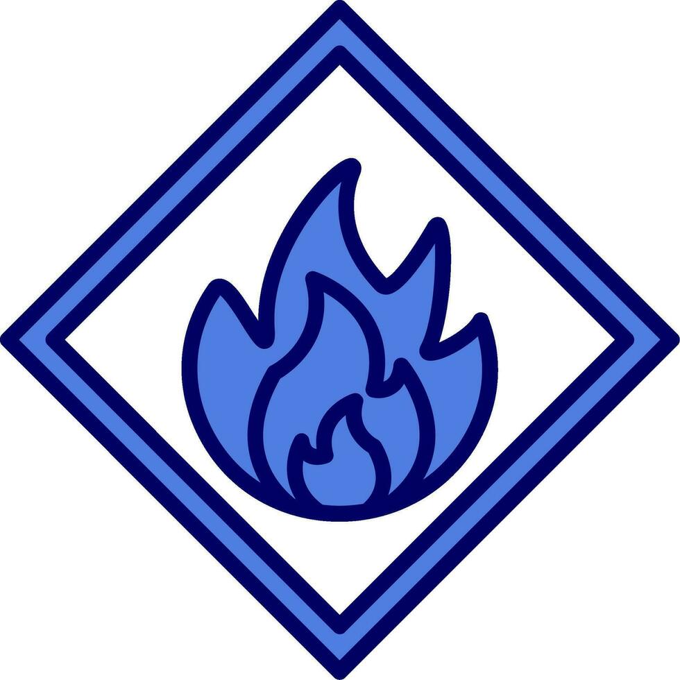 Flammable Vector Icon