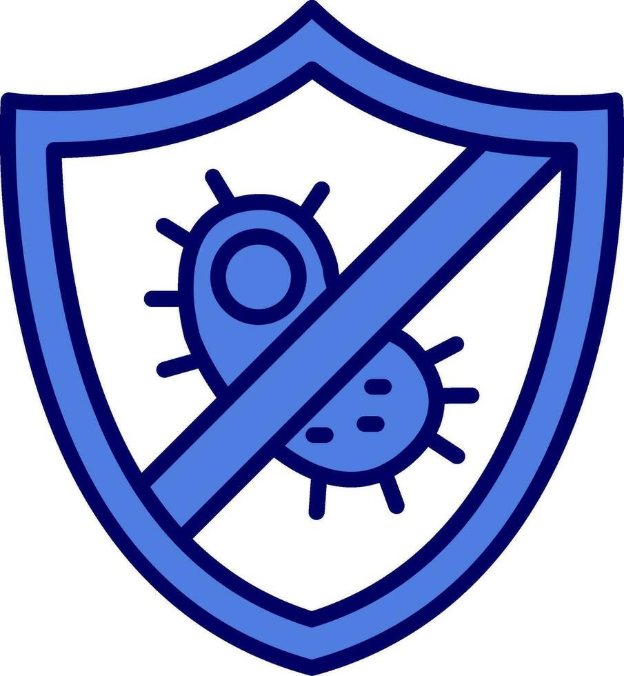 antibacteriano vector icono