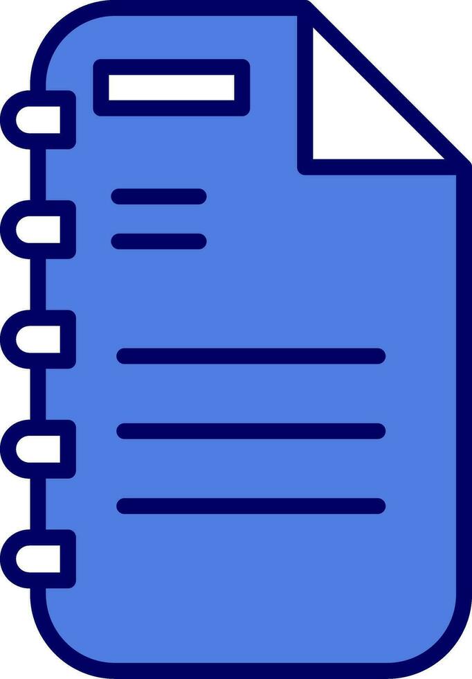 Note Page Vector Icon