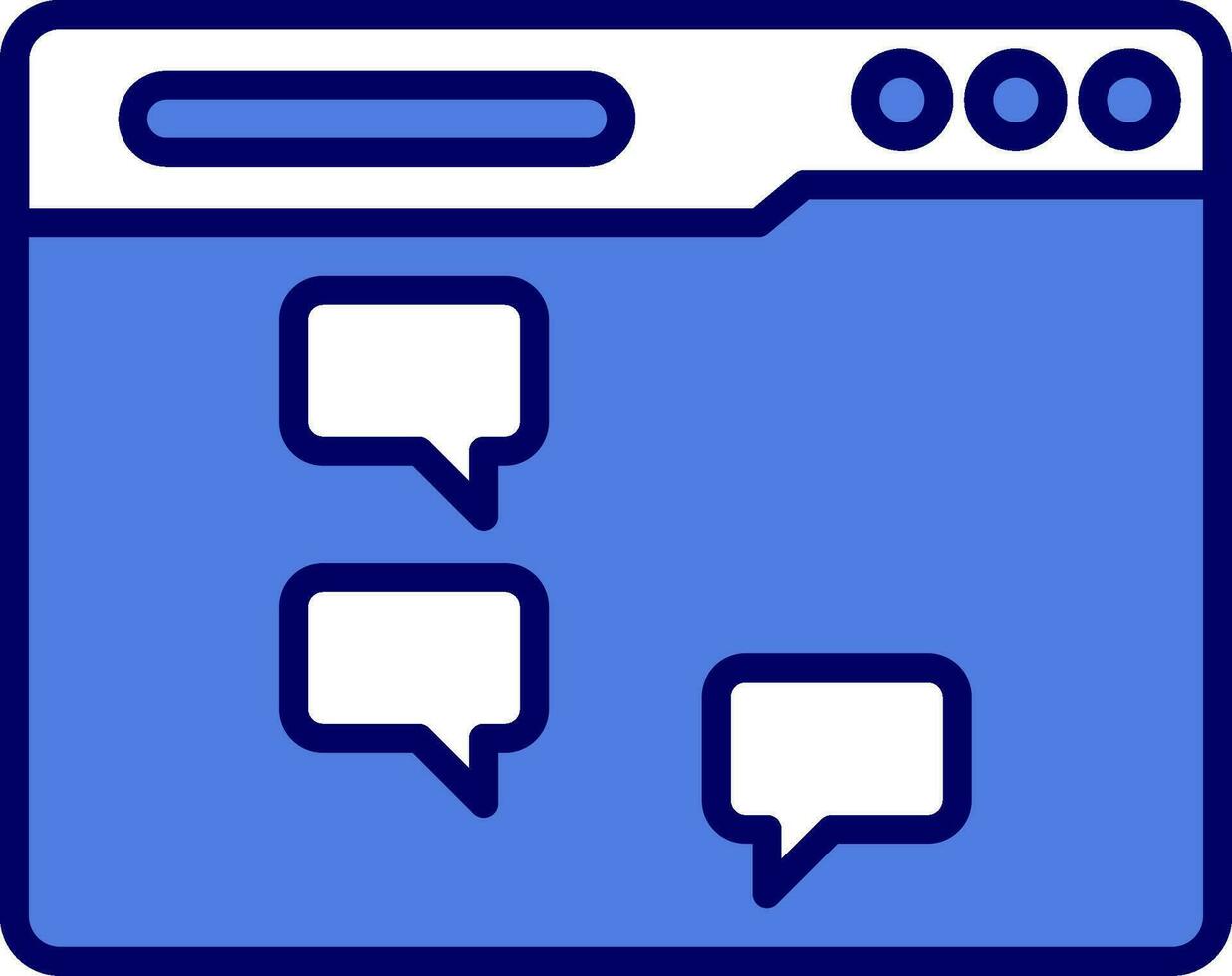 Group Chat Vector Icon 32534627 Vector Art at Vecteezy