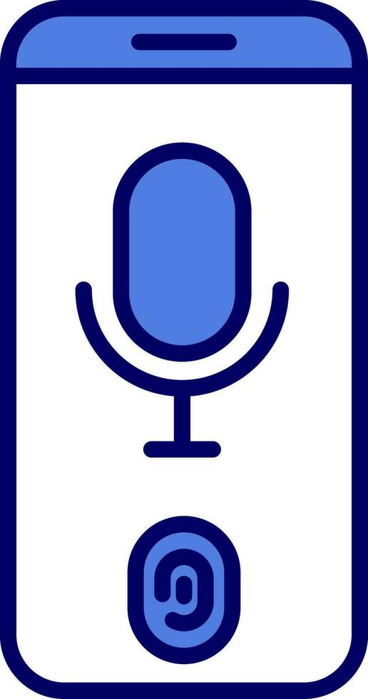 Voice Recognition Vector Icon