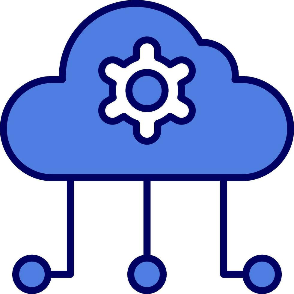 Cloud Computing Vector Icon