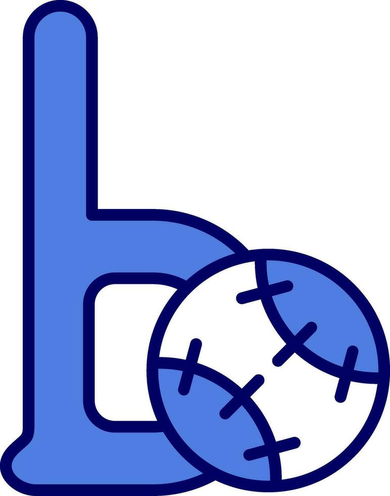 Small B Vector Icon