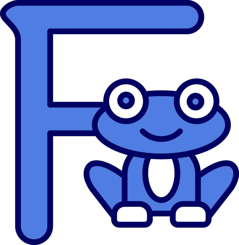 Capital F Vector Icon